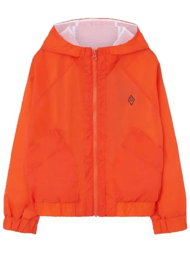 Kids Back Lettering Hooded Jacket Orange S24092 037BZ - THE ANIMALS OBSERVATORY - BALAAN 3