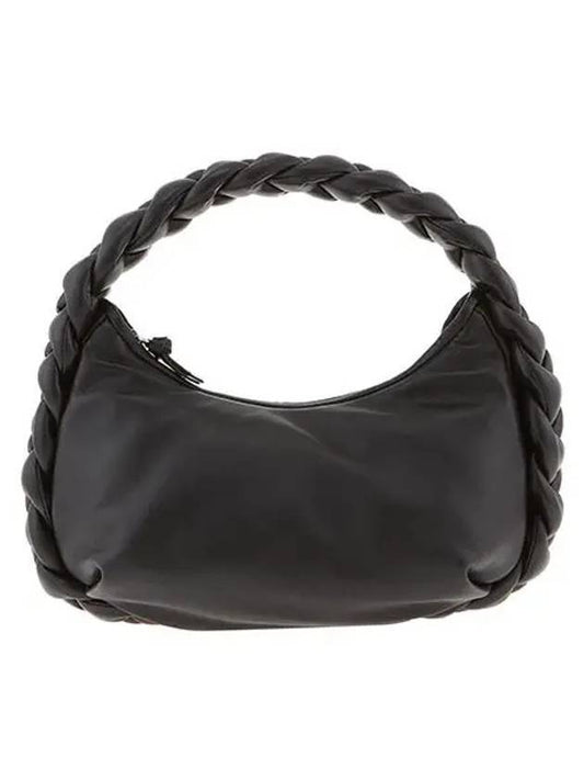 Women's Espiga Plate Padded Detail Shoulder Bag Black - HEREU - BALAAN 1