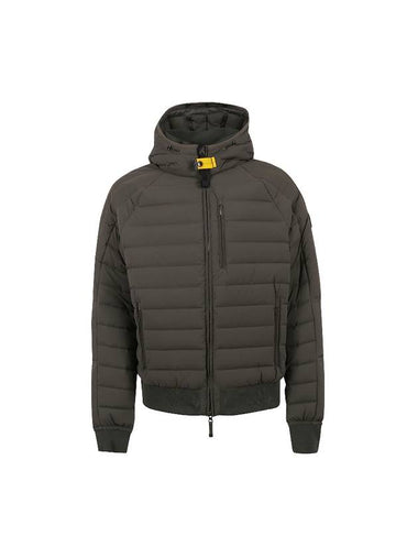 Men's Zipper Down Padding Jacket Grey - PARAJUMPERS - BALAAN 1