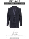 Pleated Suit Navy - ISSEY MIYAKE - BALAAN 3