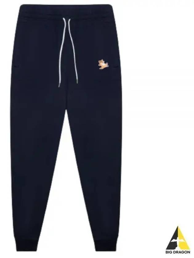 Chillax Fox Patch Classic Track Pants Navy - MAISON KITSUNE - BALAAN 2