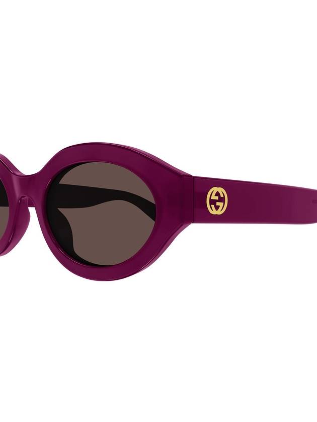 Sunglasses GG1579S 004 FUCHSIA FUCHSIA BROWN - GUCCI - BALAAN 5