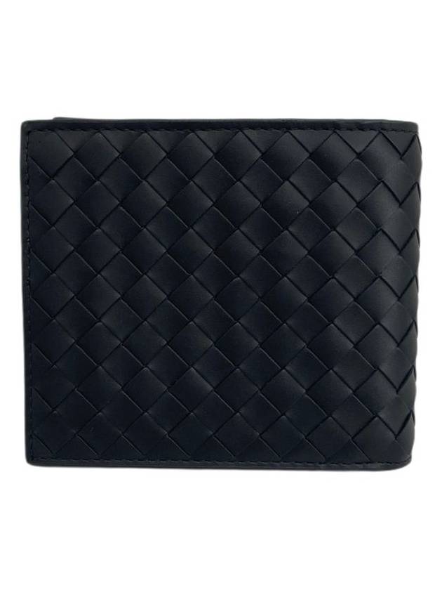 Intrecciato Weaving Half Wallet Black - BOTTEGA VENETA - BALAAN 6