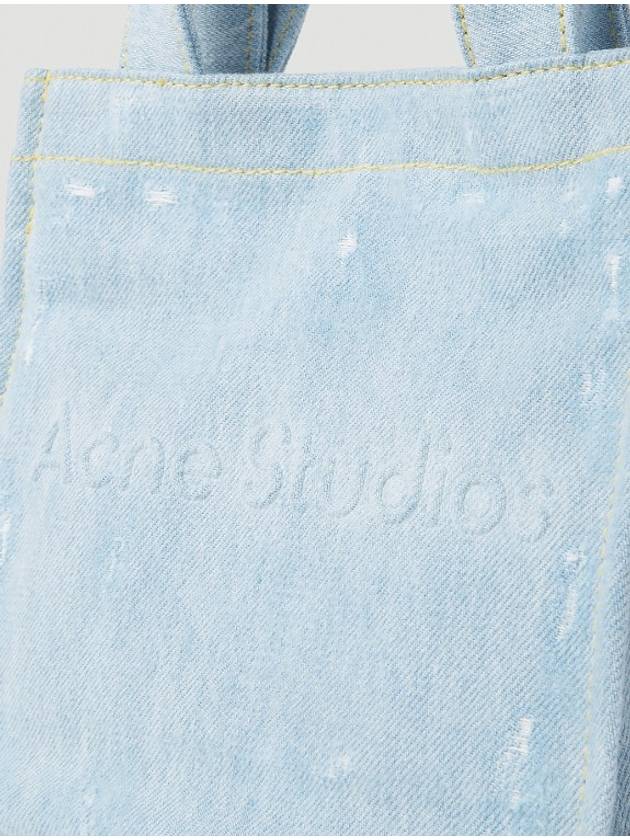 Denim Logo Mini Tote Bag Crossbody Bag - ACNE STUDIOS - BALAAN 4