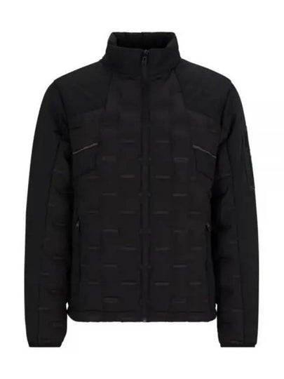 Printed Bonding Fabric Down Jacket Black - HUGO BOSS - BALAAN 2