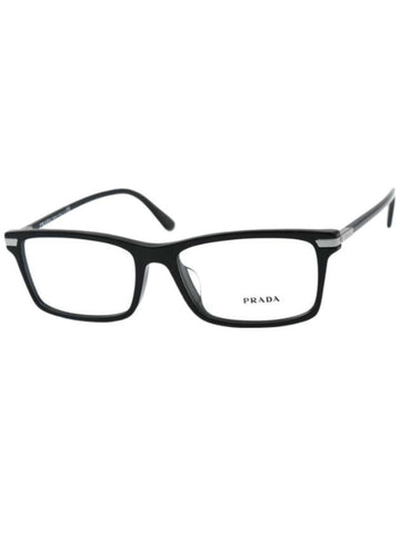 Eyewear Square Frame Glasses Black - PRADA - BALAAN 1