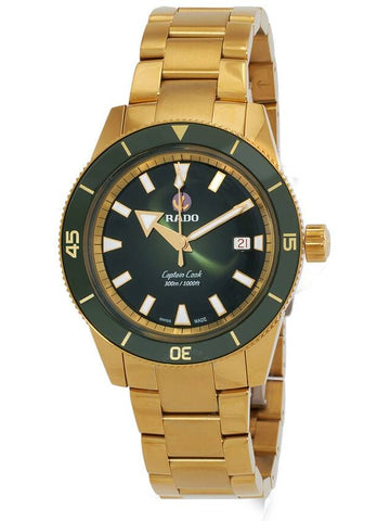 Rado Captain Cook Automatic Green Dial Men's Watch R32136323 - RADO - BALAAN 1