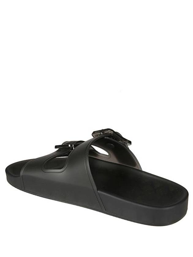 Mallorca Clear Rubber Slippers Black - BALENCIAGA - BALAAN 3