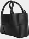 Arco Mini Tote Bag Black - BOTTEGA VENETA - BALAAN 4