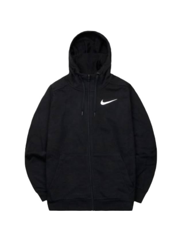 Dri Fit Full Zip Training Zip Up Hoodie Black - NIKE - BALAAN 1