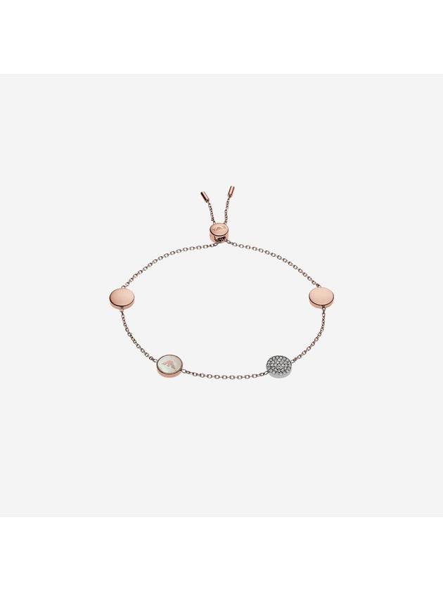 Women's Signature Circle Toggle Bracelet Rose Gold - EMPORIO ARMANI - BALAAN 2