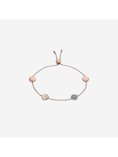 Women's Signature Circle Toggle Bracelet Rose Gold - EMPORIO ARMANI - BALAAN 2