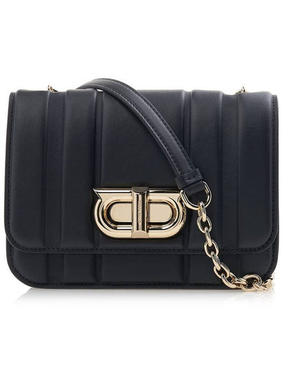 New Gancini Mini Shoulder Bag Black - SALVATORE FERRAGAMO - BALAAN 2