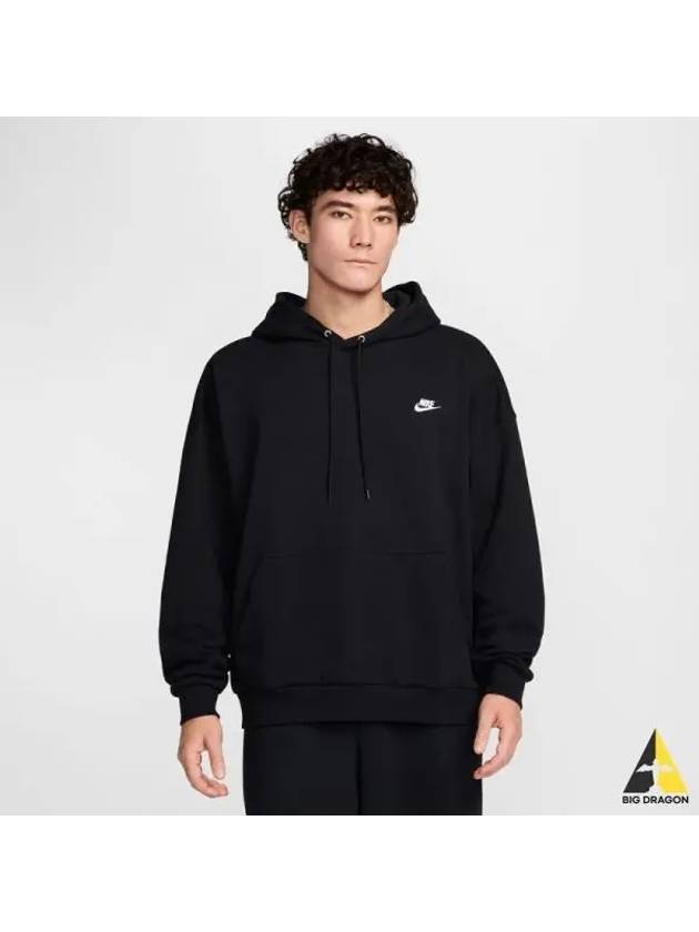 Men s Club Fleece Oversized French Terry Pullover Hoodie 010 - NIKE - BALAAN 1