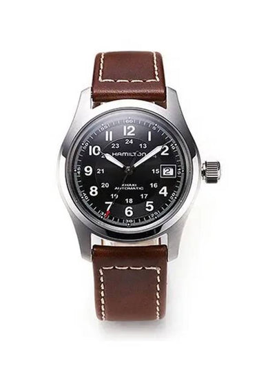 Khaki Field Automatic Watch Brown - HAMILTON - BALAAN 2