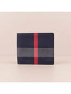 Check Half Wallet Navy - BURBERRY - BALAAN 2