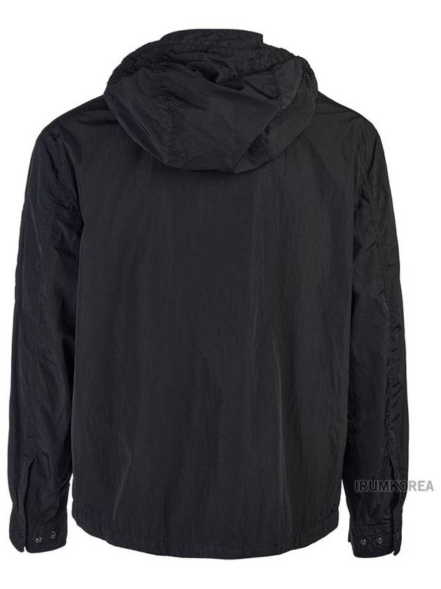 Chrome-R Hooded Jacket Black - CP COMPANY - BALAAN 4