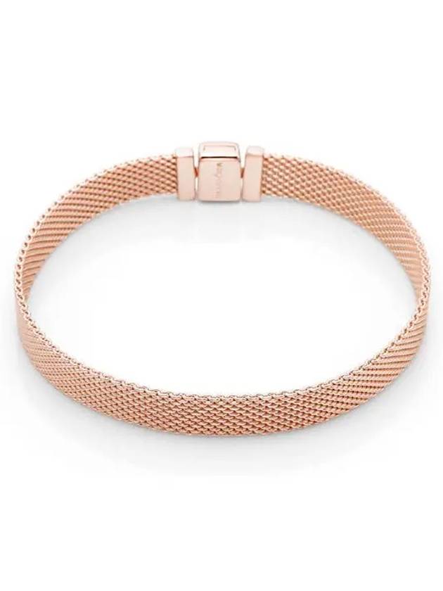 Reflexions Mesh Bracelet Rose Gold - PANDORA - BALAAN 1