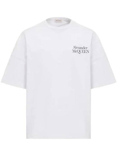 Logo Short Sleeve T-Shirt White - ALEXANDER MCQUEEN - BALAAN 2