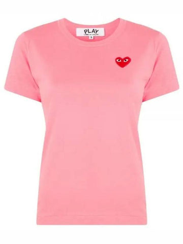 24 AZ T271 051 3 P1T271 Red Heart Waffen Short Sleeve T Shirt - COMME DES GARCONS - BALAAN 1