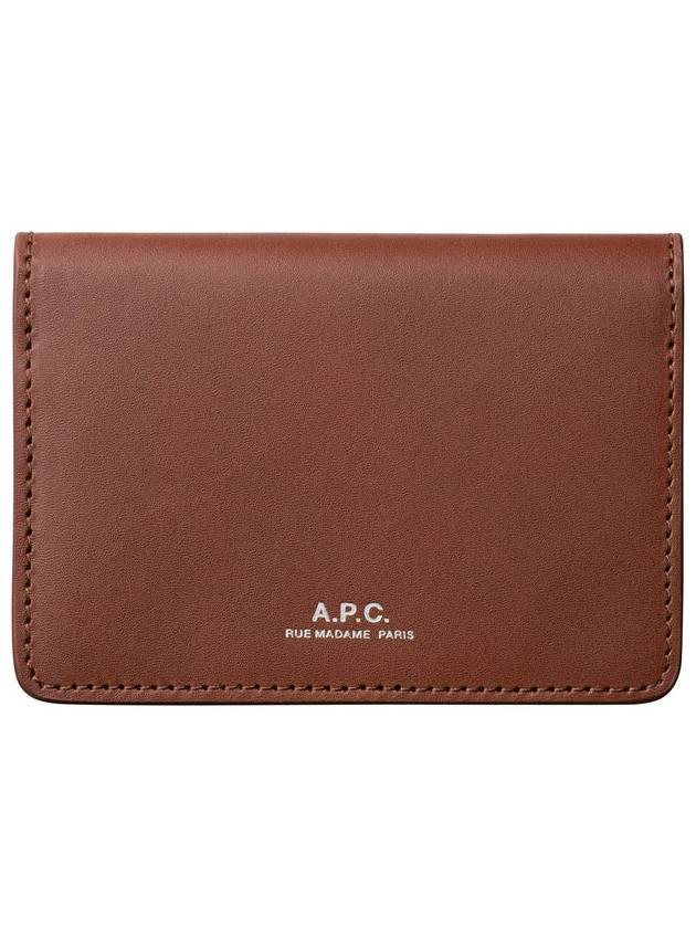 Stefan Horizon Logo Card Wallet Nut Brown - A.P.C. - BALAAN 3