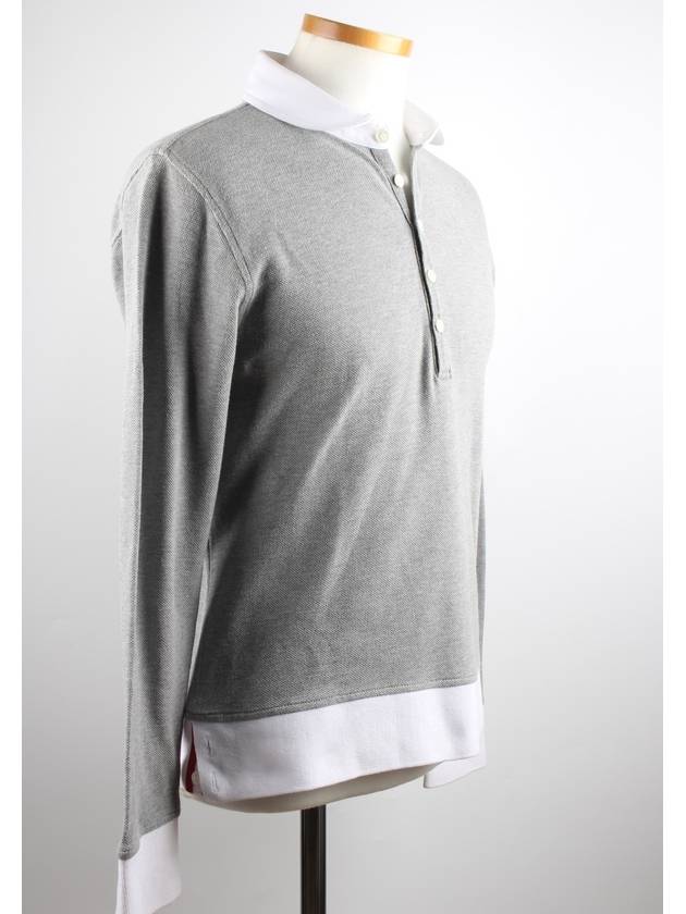 long sleeve collar - THOM BROWNE - BALAAN 2