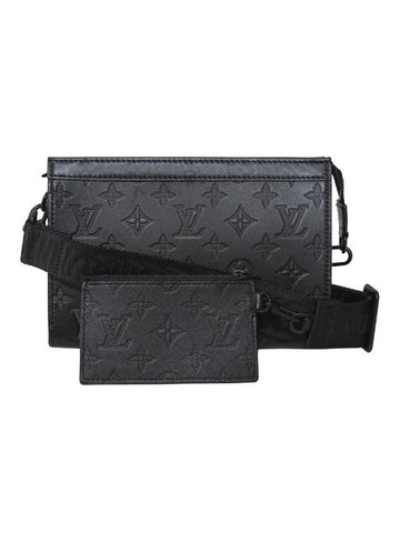 Gaston Wearable Monogram Leather Cross Bag Black - LOUIS VUITTON - BALAAN 1