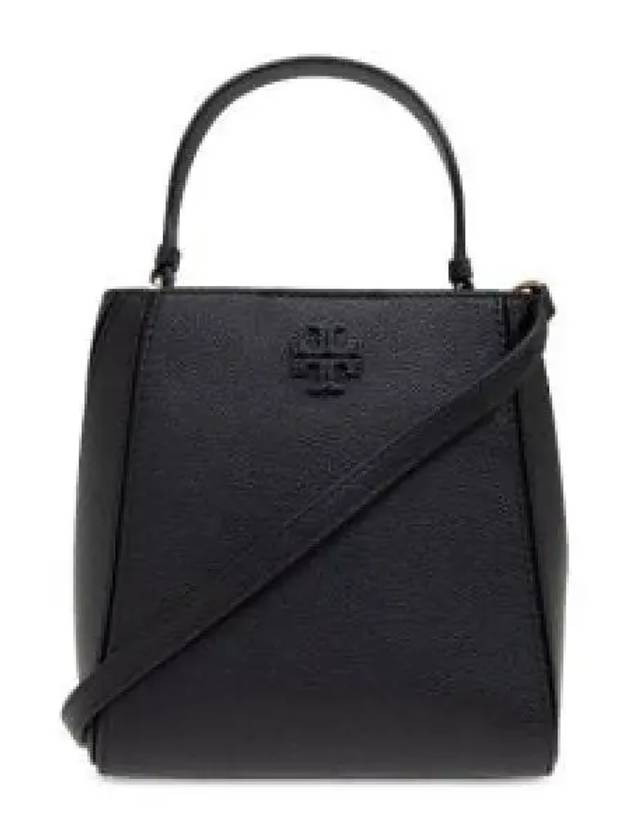 Mcgraw Logo Small Bucket Bag Black - TORY BURCH - BALAAN 2