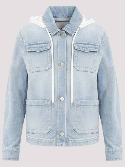 Women Melissa Denim Jacket Blue - MONCLER - BALAAN 2