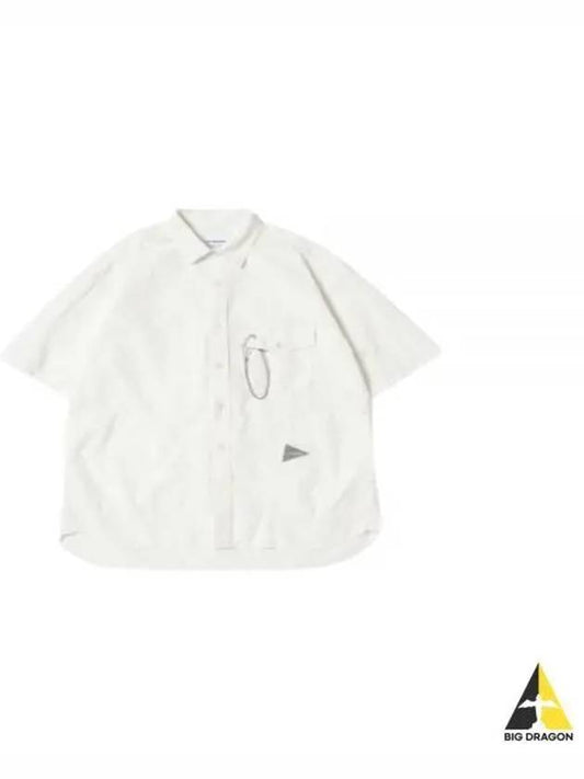 CN Rip Ss Shirt White 5744183166 030 Short Sleeve - AND WANDER - BALAAN 1