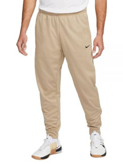 Men's Therma-Fit Tapered Fitness Track Pants Beige - NIKE - BALAAN 2