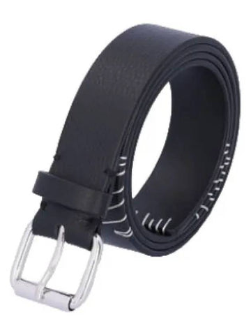 embroidered logo belt black waistband - MARNI - BALAAN 1