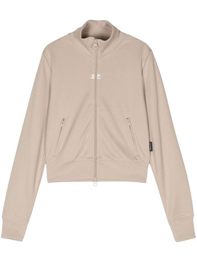 Courrèges Zip-Up Interlock Track Jacket - COURREGES - BALAAN 1