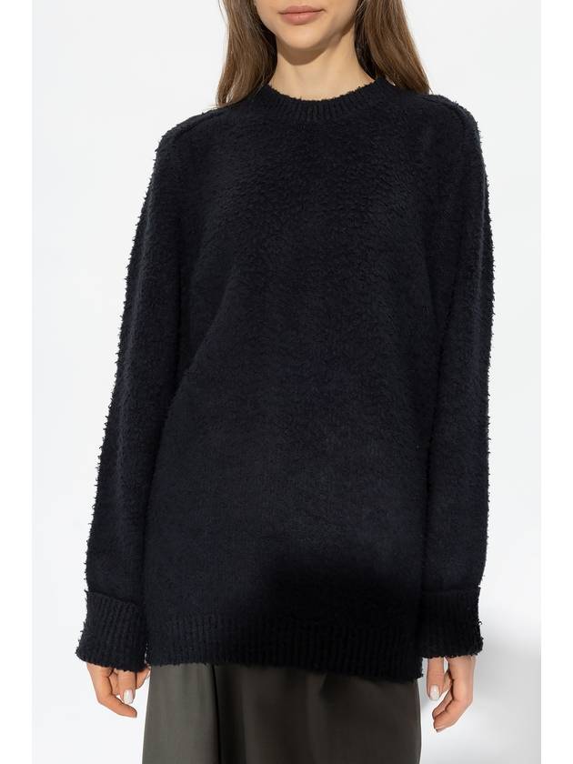 Women's Fur Effect Knit Top Black - MAISON MARGIELA - BALAAN 4