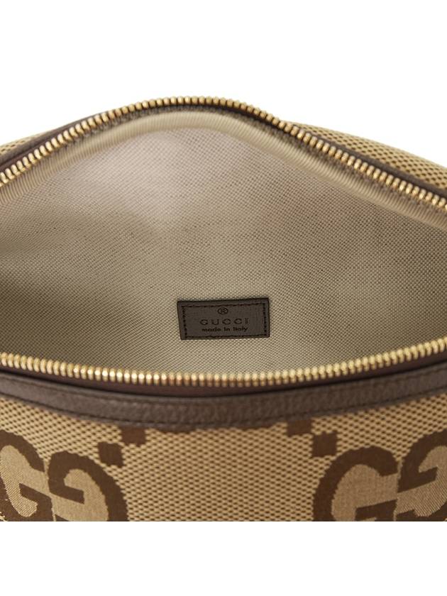 Jumbo GG Canvas Belt Bag Brown - GUCCI - BALAAN 8