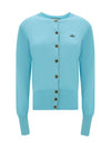 Bea Knit Cardigan Aqua - VIVIENNE WESTWOOD - BALAAN 2