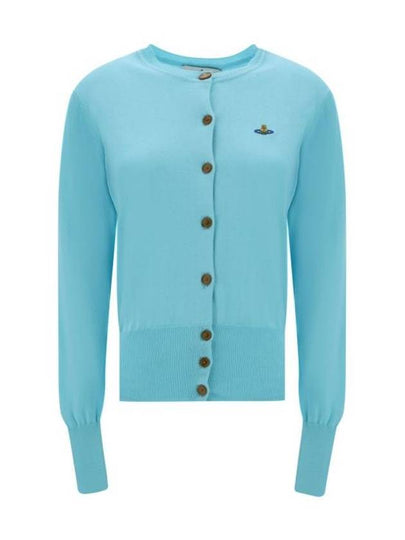 Bea Knit Cardigan Aqua - VIVIENNE WESTWOOD - BALAAN 2