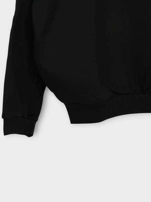 logo fleece brushed crew neck sweatshirt black 192HO246260F - FEAR OF GOD ESSENTIALS - BALAAN 4