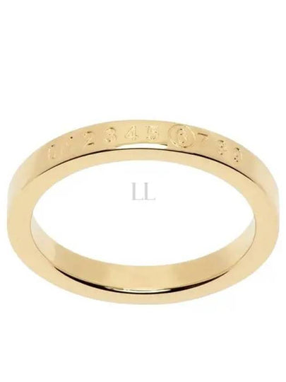 Numeric Minimal Signature Ring Gold - MAISON MARGIELA - BALAAN 2