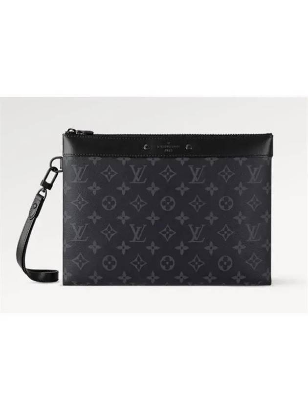 Monogram Eclipse Pochette Pouch Bag Black - LOUIS VUITTON - BALAAN 2