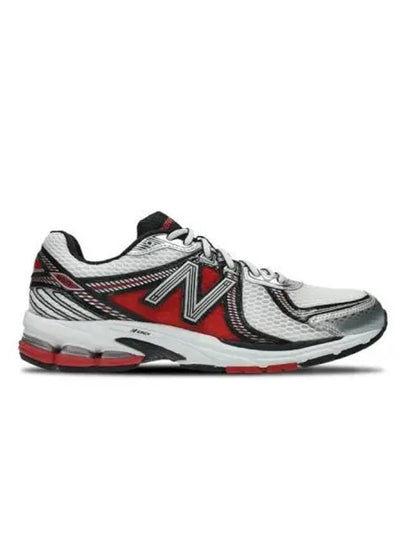 860V2 Low Top Sneakers White Red - NEW BALANCE - BALAAN 2