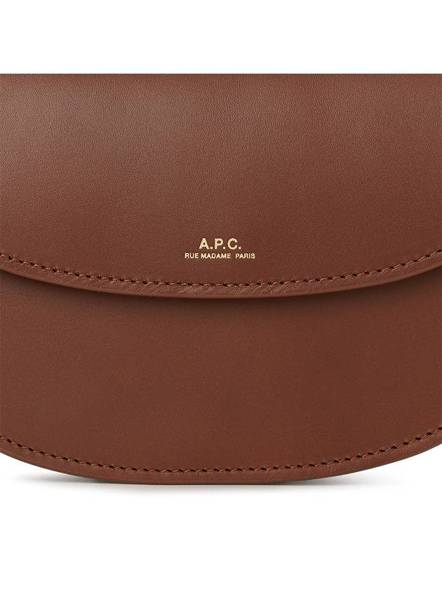 Gen?ve Mini Cross Bag Brown - A.P.C. - BALAAN.