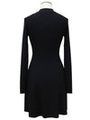 black mini dress - GANNI - BALAAN 2