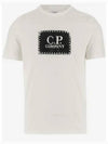 30/1 Jersey Label Style Logo Short Sleeve T-Shirt White - CP COMPANY - BALAAN 2