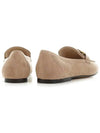 Women's Kate Suede Loafers Beige - TOD'S - BALAAN 4