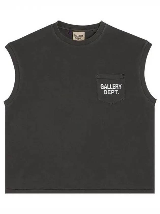 Logo embossed cotton sleeveless 270603 - GALLERY DEPT. - BALAAN 1