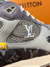 Men's Runaway Denim Sneakers Gray - LOUIS VUITTON - BALAAN 7