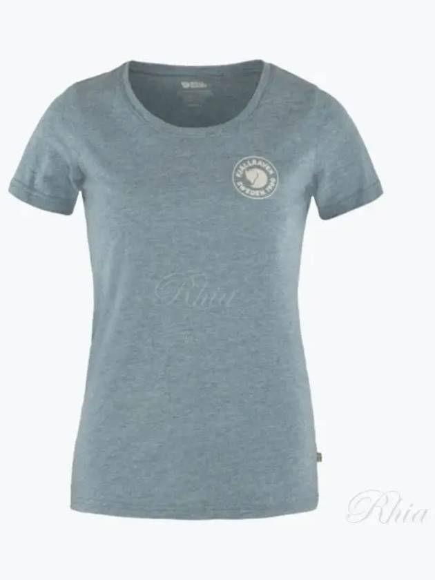 Women's 1960 Logo T-Shirt Indigo Blue - FJALL RAVEN - BALAAN 2