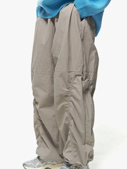 Shirring wide nylon pants gray - CPGN STUDIO - BALAAN 2