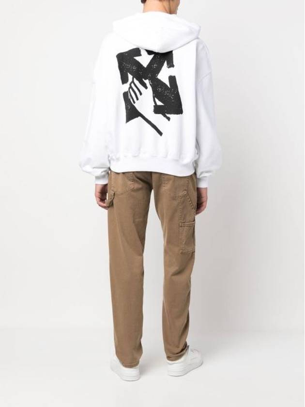 Hand Arrow Hoodie White - OFF WHITE - BALAAN 4